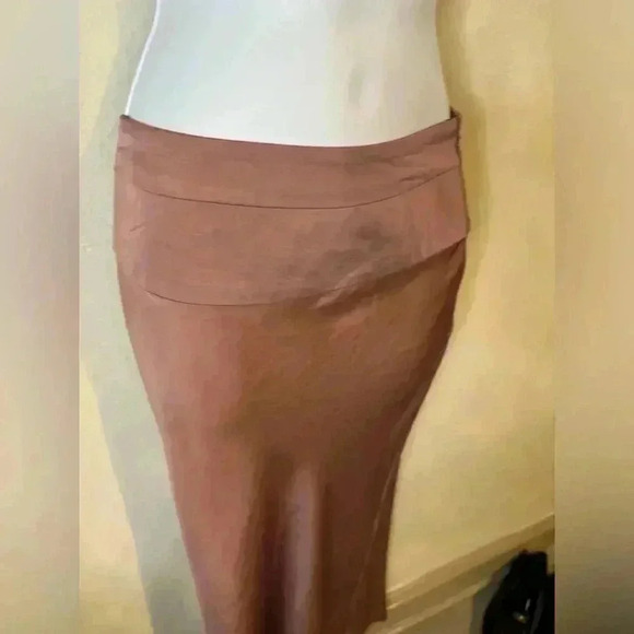 Free People Normani Bias Skirt Dawn‎ Mauve Size 0 - Picture 6 of 7